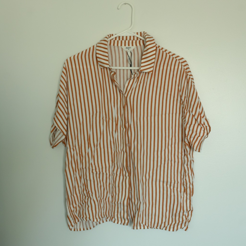 Button Down Loose Shirt